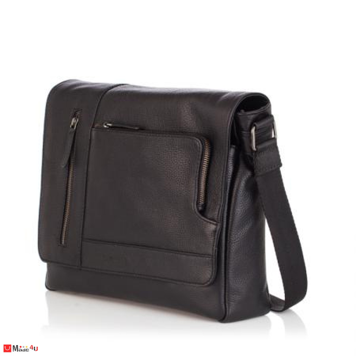 Стилна Мъжка Чанта от естествена телешка кожа
