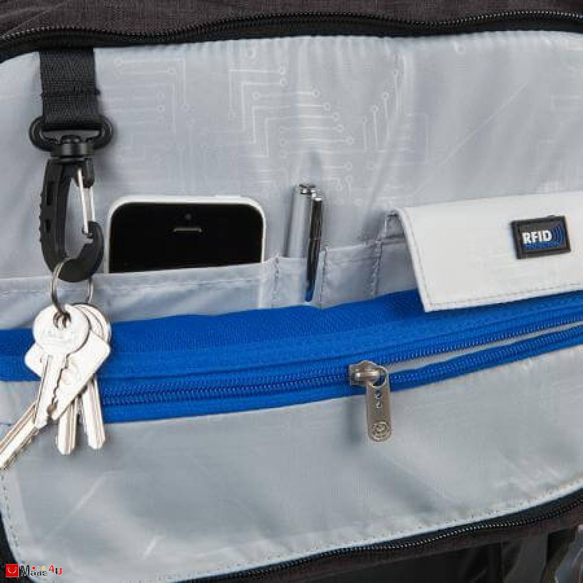 Бизнес Раница за лаптоп с USB кабел